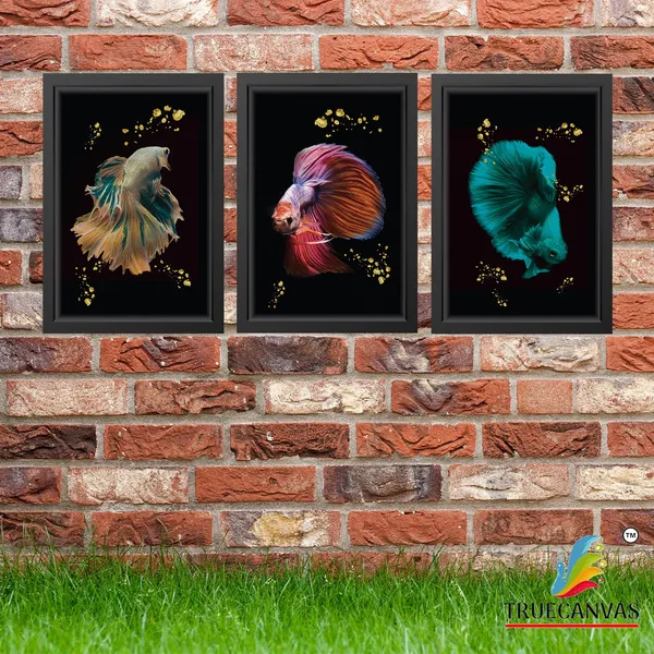 Black__Abstract_Canvas_Painting_Set_Of_3_Wall_Hanging_Frame_|_For_Home,_Living_Room_Gallery_&_Office,_Black,_Size_-_13.50_X_19.50_Inch,_Sf052