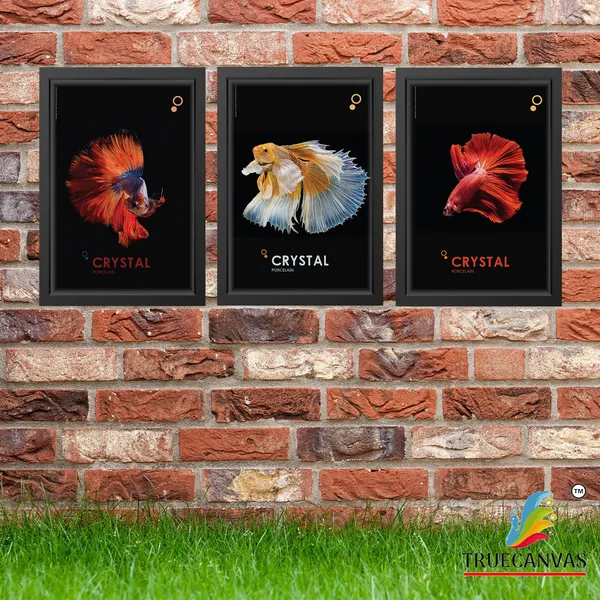 Black__Abstract_Canvas_Painting_Set_Of_3_Wall_Hanging_Frame_|_For_Home,_Living_Room_Gallery_&_Office,_Black,_Size_-_13.50_X_19.50_Inch,_Sf053