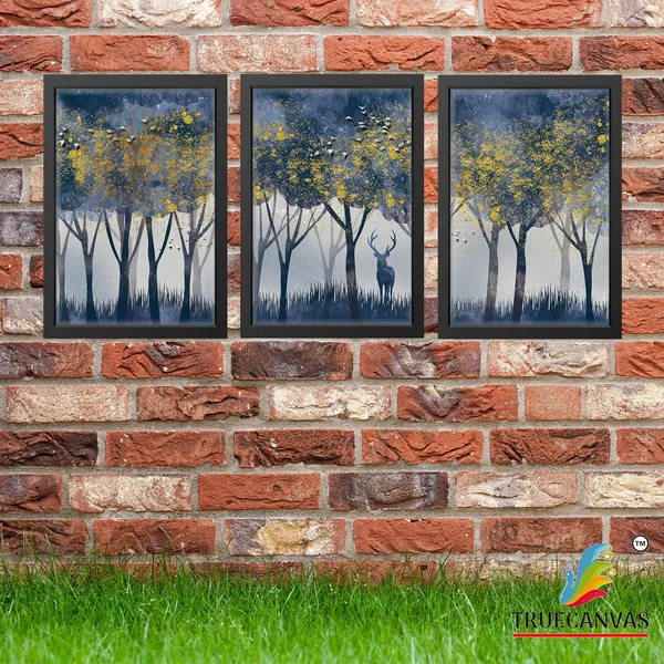 Multicolor_Abstract_Canvas_Painting_Set_Of_3_Wall_Hanging_Frame_|_For_Home,_Living_Room_Gallery_&_Office,_Black,_Size_-_13.50_X_19.50_Inch,_Sf054