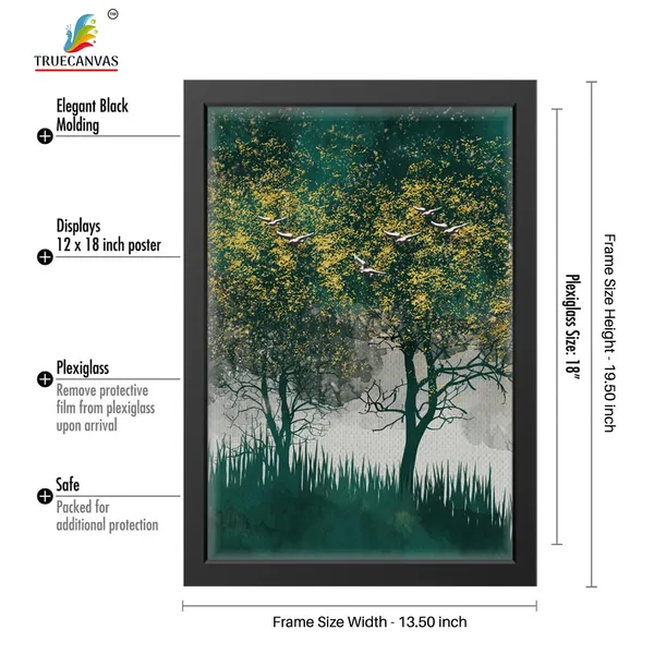 Black__Abstract_Canvas_Painting_Set_Of_3_Wall_Hanging_Frame_|_For_Home,_Living_Room_Gallery_&_Office,_Black,_Size_-_13.50_X_19.50_Inch,_Sf055