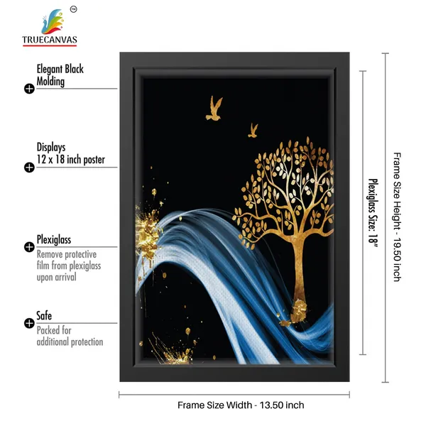 Multicolor_Abstract_Canvas_Painting_Set_Of_3_Wall_Hanging_Frame_|_For_Home,_Living_Room_Gallery_&_Office,_Black,_Size_-_13.50_X_19.50_Inch,_Sf057