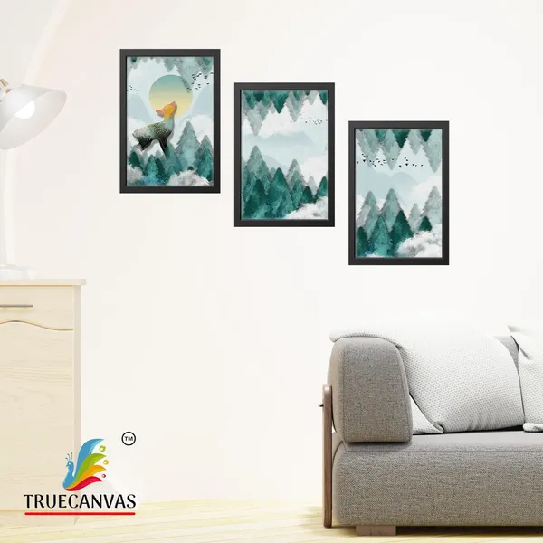 Black__Abstract_Canvas_Painting_Set_Of_3_Wall_Hanging_Frame_|_For_Home,_Living_Room_Gallery_&_Office,_Black,_Size_-_13.50_X_19.50_Inch,_Sf060