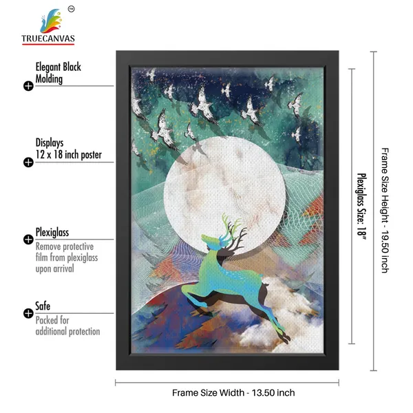 Black__Abstract_Canvas_Painting_Set_Of_3_Wall_Hanging_Frame_|_For_Home,_Living_Room_Gallery_&_Office,_Black,_Size_-_13.50_X_19.50_Inch,_Sf065