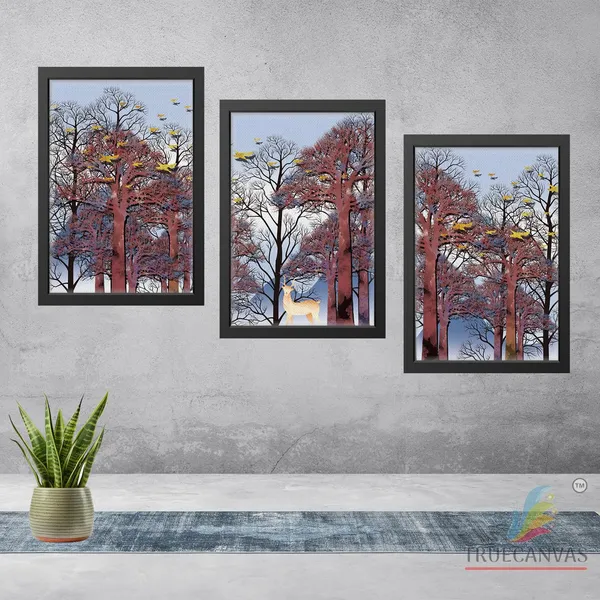 Black__Abstract_Canvas_Painting_Set_Of_3_Wall_Hanging_Frame_|_For_Home,_Living_Room_Gallery_&_Office,_Black,_Size_-_13.50_X_19.50_Inch,_Sf067