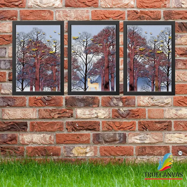 Black__Abstract_Canvas_Painting_Set_Of_3_Wall_Hanging_Frame_|_For_Home,_Living_Room_Gallery_&_Office,_Black,_Size_-_13.50_X_19.50_Inch,_Sf067