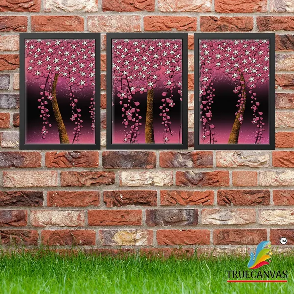 Black__Abstract_Canvas_Painting_Set_Of_3_Wall_Hanging_Frame_|_For_Home,_Living_Room_Gallery_&_Office,_Black,_Size_-_13.50_X_19.50_Inch,_Sf068