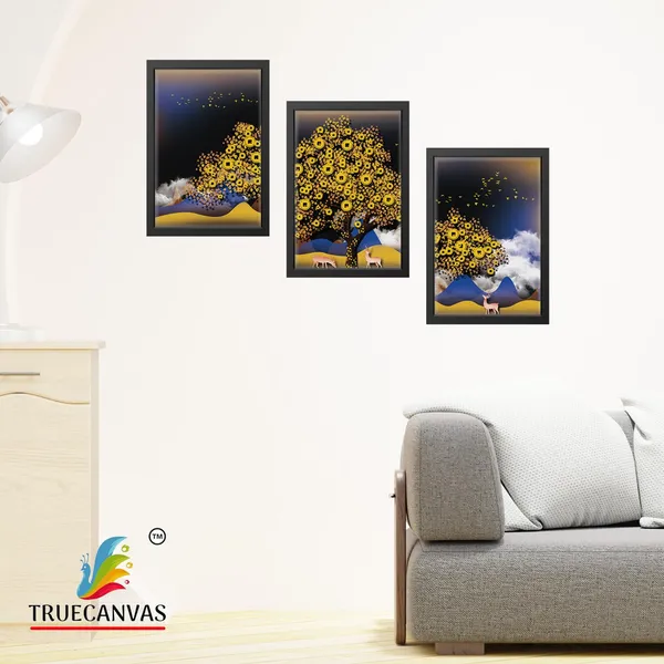 Black__Abstract_Canvas_Painting_Set_Of_3_Wall_Hanging_Frame_|_For_Home,_Living_Room_Gallery_&_Office,_Black,_Size_-_13.50_X_19.50_Inch,_Sf070