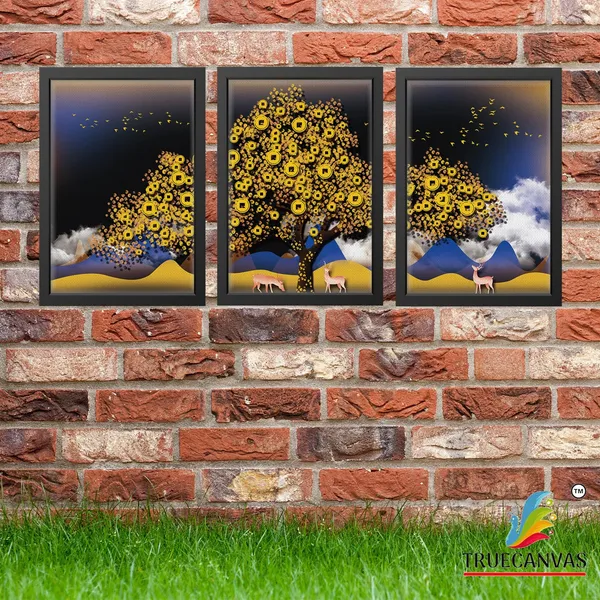 Black__Abstract_Canvas_Painting_Set_Of_3_Wall_Hanging_Frame_|_For_Home,_Living_Room_Gallery_&_Office,_Black,_Size_-_13.50_X_19.50_Inch,_Sf070