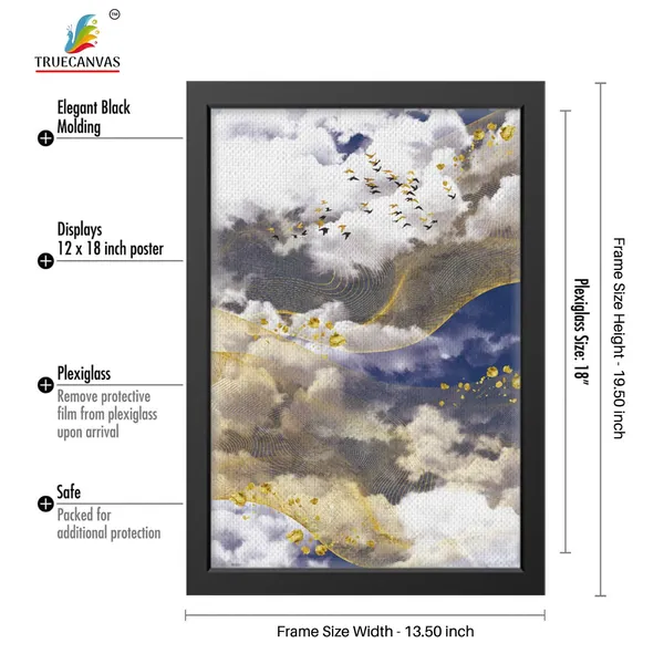 Black__Abstract_Canvas_Painting_Set_Of_3_Wall_Hanging_Frame_|_For_Home,_Living_Room_Gallery_&_Office,_Black,_Size_-_13.50_X_19.50_Inch,_Sf071