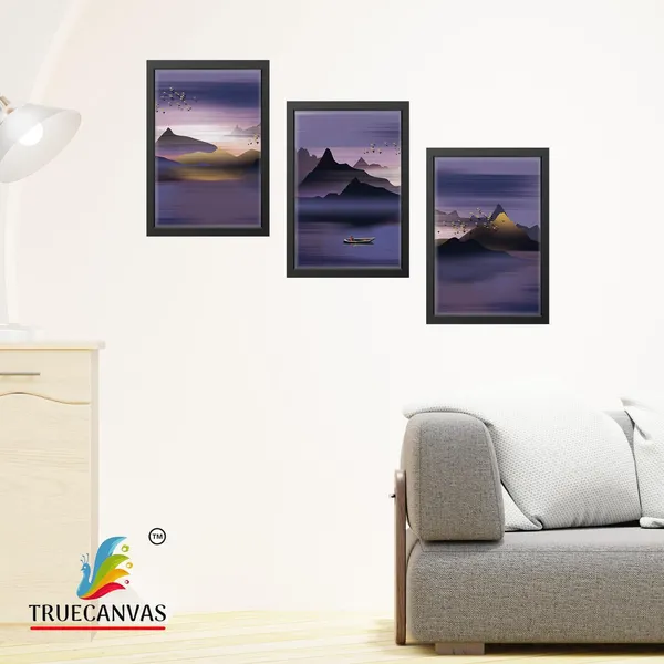 Black__Abstract_Canvas_Painting_Set_Of_3_Wall_Hanging_Frame_|_For_Home,_Living_Room_Gallery_&_Office,_Black,_Size_-_13.50_X_19.50_Inch,_Sf077