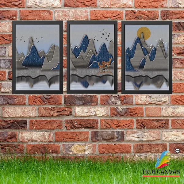 Black__Abstract_Canvas_Painting_Set_Of_3_Wall_Hanging_Frame_|_For_Home,_Living_Room_Gallery_&_Office,_Black,_Size_-_13.50_X_19.50_Inch,_Sf082