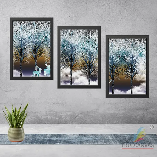 Black__Abstract_Canvas_Painting_Set_Of_3_Wall_Hanging_Frame_|_For_Home,_Living_Room_Gallery_&_Office,_Black,_Size_-_13.50_X_19.50_Inch,_Sf083