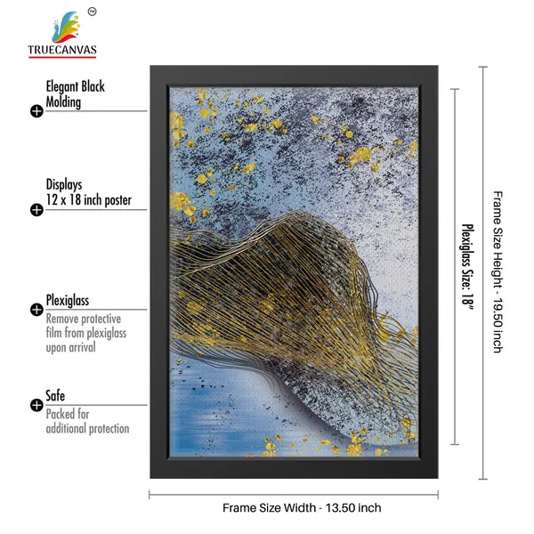 Black__Abstract_Canvas_Painting_Set_Of_3_Wall_Hanging_Frame_|_For_Home,_Living_Room_Gallery_&_Office,_Black,_Size_-_13.50_X_19.50_Inch,_Sf087