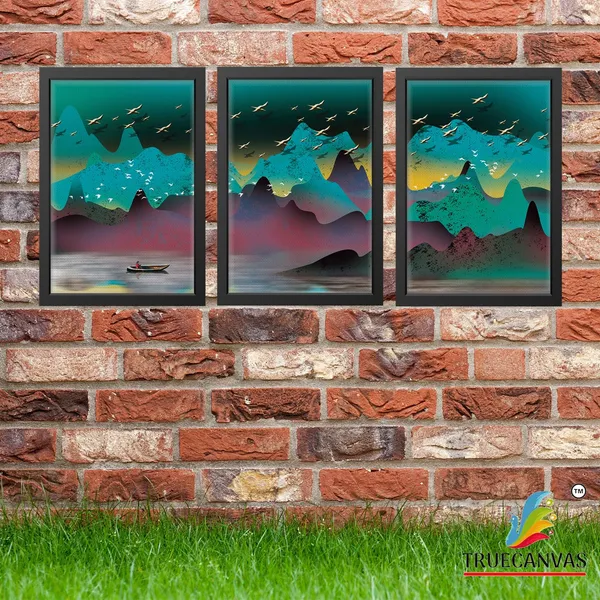 Black__Abstract_Canvas_Painting_Set_Of_3_Wall_Hanging_Frame_|_For_Home,_Living_Room_Gallery_&_Office,_Black,_Size_-_13.50_X_19.50_Inch,_Sf088