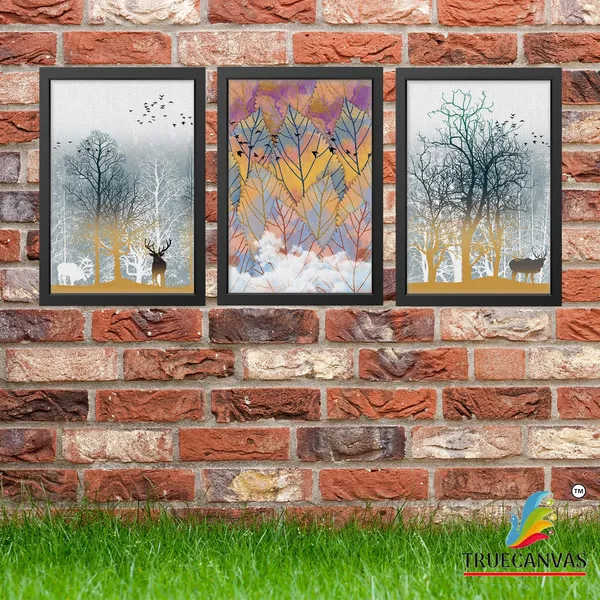 Black__Abstract_Canvas_Painting_Set_Of_3_Wall_Hanging_Frame_|_For_Home,_Living_Room_Gallery_&_Office,_Black,_Size_-_13.50_X_19.50_Inch,_Sf092