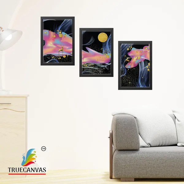 Black__Abstract_Canvas_Painting_Set_Of_3_Wall_Hanging_Frame_|_For_Home,_Living_Room_Gallery_&_Office,_Black,_Size_-_13.50_X_19.50_Inch,_Sf095