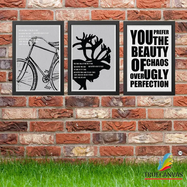 Black__Abstract_Canvas_Painting_Set_Of_3_Wall_Hanging_Frame_|_For_Home,_Living_Room_Gallery_&_Office,_Black,_Size_-_13.50_X_19.50_Inch,_Sf100