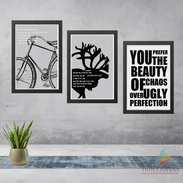 Black__Abstract_Canvas_Painting_Set_Of_3_Wall_Hanging_Frame_|_For_Home,_Living_Room_Gallery_&_Office,_Black,_Size_-_13.50_X_19.50_Inch,_Sf100