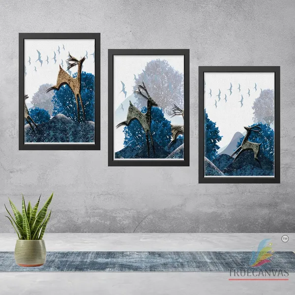 Multicolor_Abstract_Canvas_Painting_Set_Of_3_Wall_Hanging_Frame_|_For_Home,_Living_Room_Gallery_&_Office,_Black,_Size_-_13.50_X_19.50_Inch,_Sf107
