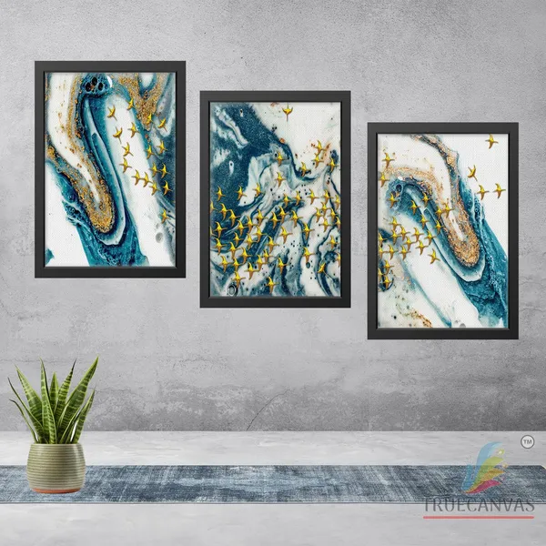 Multicolor_Abstract_Canvas_Painting_Set_Of_3_Wall_Hanging_Frame_|_For_Home,_Living_Room_Gallery_&_Office,_Black,_Size_-_13.50_X_19.50_Inch,_Sf108