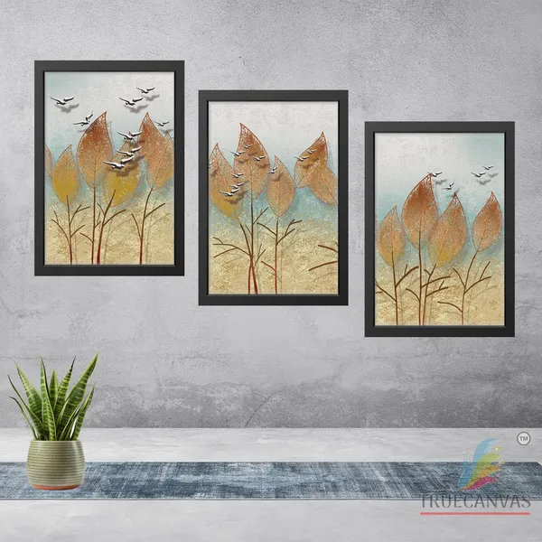 Black__Abstract_Canvas_Painting_Set_Of_3_Wall_Hanging_Frame_|_For_Home,_Living_Room_Gallery_&_Office,_Black,_Size_-_13.50_X_19.50_Inch,_Sf110