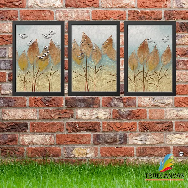 Black__Abstract_Canvas_Painting_Set_Of_3_Wall_Hanging_Frame_|_For_Home,_Living_Room_Gallery_&_Office,_Black,_Size_-_13.50_X_19.50_Inch,_Sf110