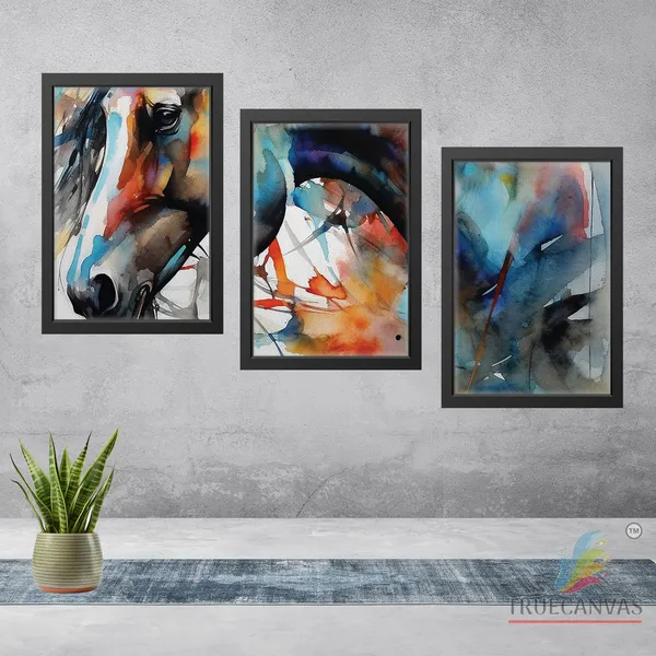 Multicolor_Abstract_Canvas_Painting_Set_Of_3_Wall_Hanging_Frame_|_For_Home,_Living_Room_Gallery_&_Office,_Black,_Size_-_13.50_X_19.50_Inch,_Sf111
