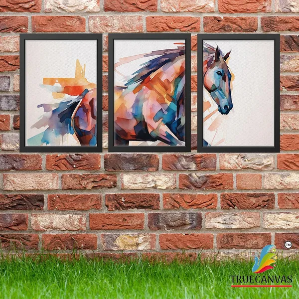 Multicolor_Abstract_Canvas_Painting_Set_Of_3_Wall_Hanging_Frame_|_For_Home,_Living_Room_Gallery_&_Office,_Black,_Size_-_13.50_X_19.50_Inch,_Sf113