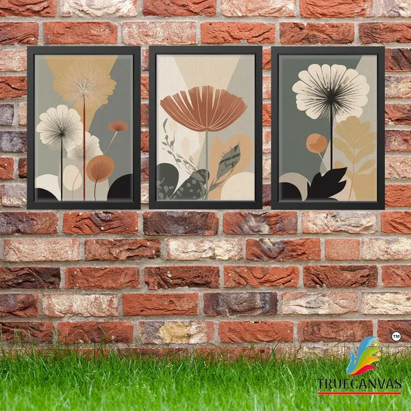 Black__Abstract_Canvas_Painting_Set_Of_3_Wall_Hanging_Frame_|_For_Home,_Living_Room_Gallery_&_Office,_Black,_Size_-_13.50_X_19.50_Inch,_Sf116