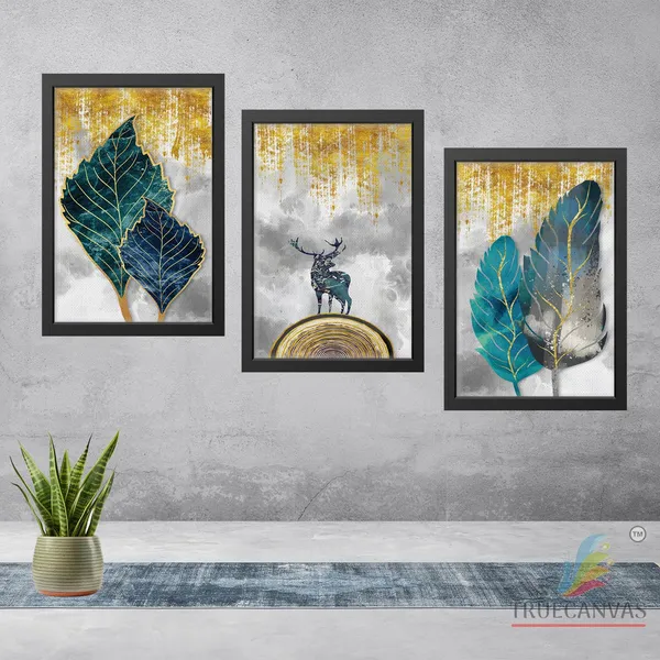 Black__Abstract_Canvas_Painting_Set_Of_3_Wall_Hanging_Frame_|_For_Home,_Living_Room_Gallery_&_Office,_Black,_Size_-_13.50_X_19.50_Inch,_Sf117