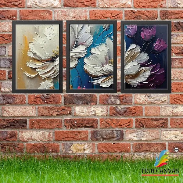 Black__Abstract_Canvas_Painting_Set_Of_3_Wall_Hanging_Frame_|_For_Home,_Living_Room_Gallery_&_Office,_Black,_Size_-_13.50_X_19.50_Inch,_Sf120
