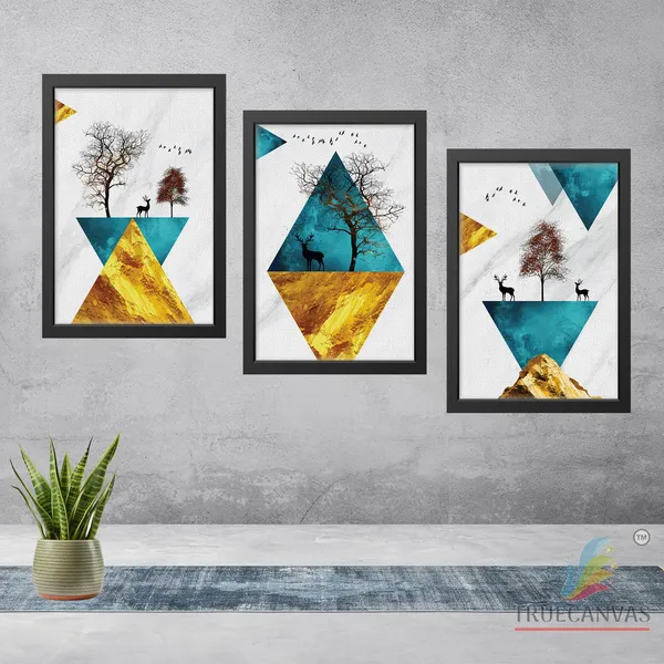Black__Abstract_Canvas_Painting_Set_Of_3_Wall_Hanging_Frame_|_For_Home,_Living_Room_Gallery_&_Office,_Black,_Size_-_13.50_X_19.50_Inch,_Sf123
