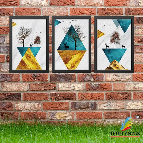 Black__Abstract_Canvas_Painting_Set_Of_3_Wall_Hanging_Frame_|_For_Home,_Living_Room_Gallery_&_Office,_Black,_Size_-_13.50_X_19.50_Inch,_Sf123