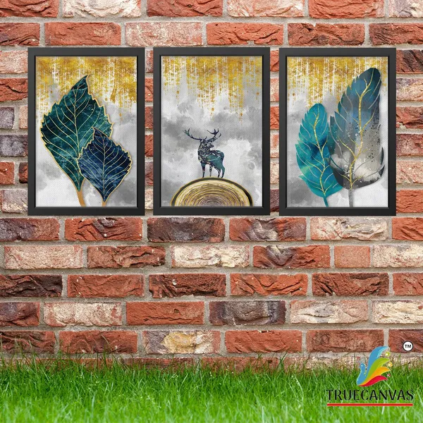 Multicolor_Abstract_Canvas_Painting_Set_Of_3_Wall_Hanging_Frame_|_For_Home,_Living_Room_Gallery_&_Office,_Black,_Size_-_13.50_X_19.50_Inch,_Sf124