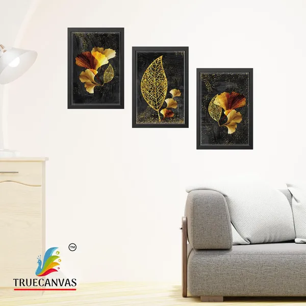 Black__Abstract_Canvas_Painting_Set_Of_3_Wall_Hanging_Frame_|_For_Home,_Living_Room_Gallery_&_Office,_Black,_Size_-_13.50_X_19.50_Inch,_Sf125
