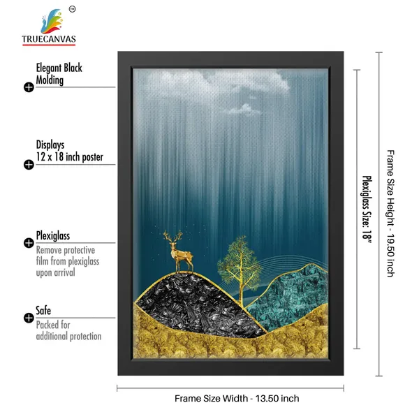 Black__Abstract_Canvas_Painting_Set_Of_3_Wall_Hanging_Frame_|_For_Home,_Living_Room_Gallery_&_Office,_Black,_Size_-_13.50_X_19.50_Inch,_Sf126