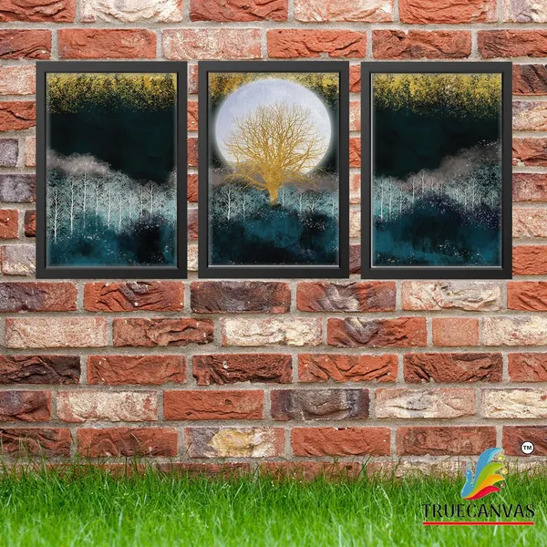 Black__Abstract_Canvas_Painting_Set_Of_3_Wall_Hanging_Frame_|_For_Home,_Living_Room_Gallery_&_Office,_Black,_Size_-_13.50_X_19.50_Inch,_Sf128
