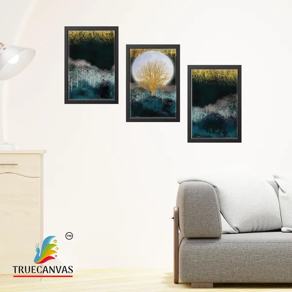 Black__Abstract_Canvas_Painting_Set_Of_3_Wall_Hanging_Frame_|_For_Home,_Living_Room_Gallery_&_Office,_Black,_Size_-_13.50_X_19.50_Inch,_Sf128