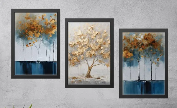 Black__Abstract_Canvas_Painting_Set_Of_3_Wall_Hanging_Frame_|_For_Home,_Living_Room_Gallery_&_Office,_Black,_Size_-_13.50_X_19.50_Inch,_Sf130