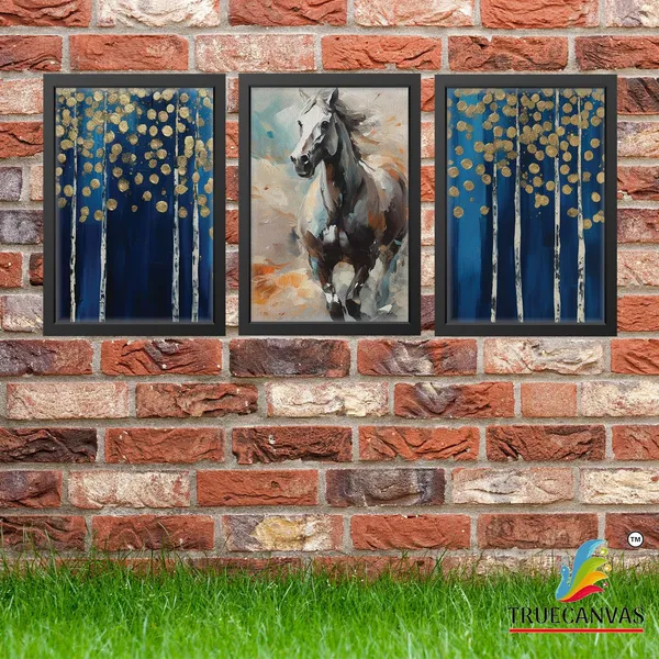 Black__Abstract_Canvas_Painting_Set_Of_3_Wall_Hanging_Frame_|_For_Home,_Living_Room_Gallery_&_Office,_Black,_Size_-_13.50_X_19.50_Inch,_Sf132