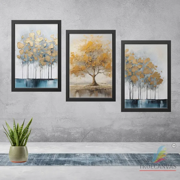 Black__Abstract_Canvas_Painting_Set_Of_3_Wall_Hanging_Frame_|_For_Home,_Living_Room_Gallery_&_Office,_Black,_Size_-_13.50_X_19.50_Inch,_Sf133