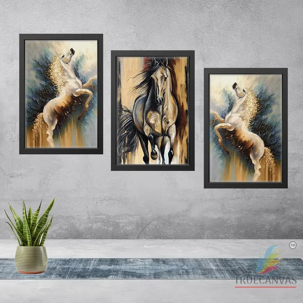 Black__Abstract_Canvas_Painting_Set_Of_3_Wall_Hanging_Frame_|_For_Home,_Living_Room_Gallery_&_Office,_Black,_Size_-_13.50_X_19.50_Inch,_Sf145
