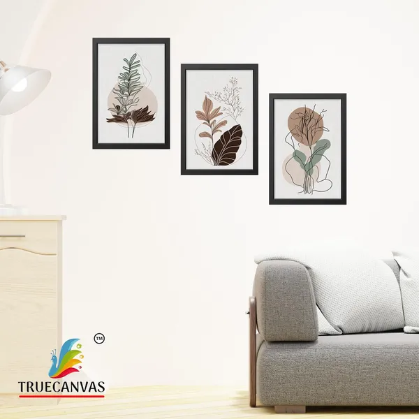 Black__Abstract_Canvas_Painting_Set_Of_3_Wall_Hanging_Frame_|_For_Home,_Living_Room_Gallery_&_Office,_Black,_Size_-_13.50_X_19.50_Inch,_Sf147