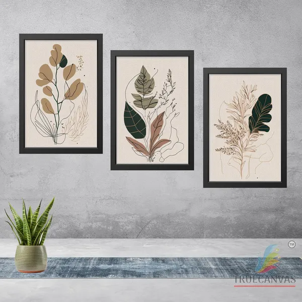 Black__Abstract_Canvas_Painting_Set_Of_3_Wall_Hanging_Frame_|_For_Home,_Living_Room_Gallery_&_Office,_Black,_Size_-_13.50_X_19.50_Inch,_Sf148