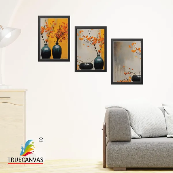 Black__Abstract_Canvas_Painting_Set_Of_3_Wall_Hanging_Frame_|_For_Home,_Living_Room_Gallery_&_Office,_Black,_Size_-_13.50_X_19.50_Inch,_Sf149