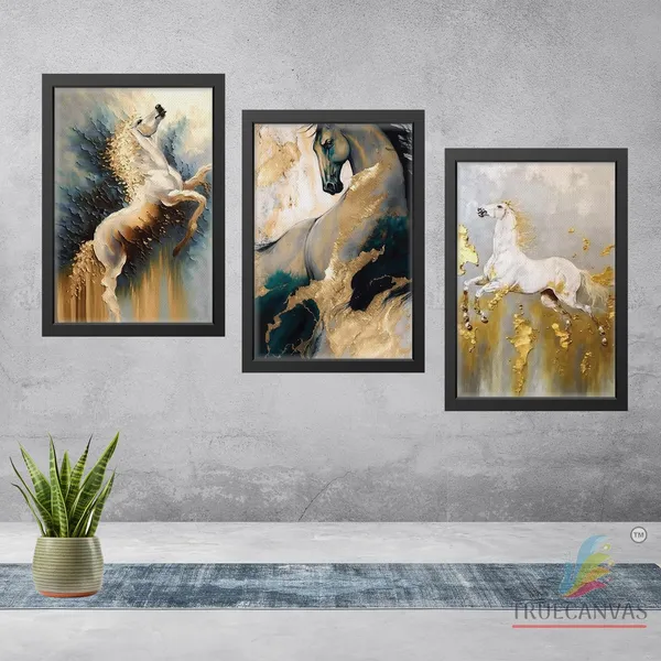 Black__Abstract_Canvas_Painting_Set_Of_3_Wall_Hanging_Frame_|_For_Home,_Living_Room_Gallery_&_Office,_Black,_Size_-_13.50_X_19.50_Inch,_Sf153