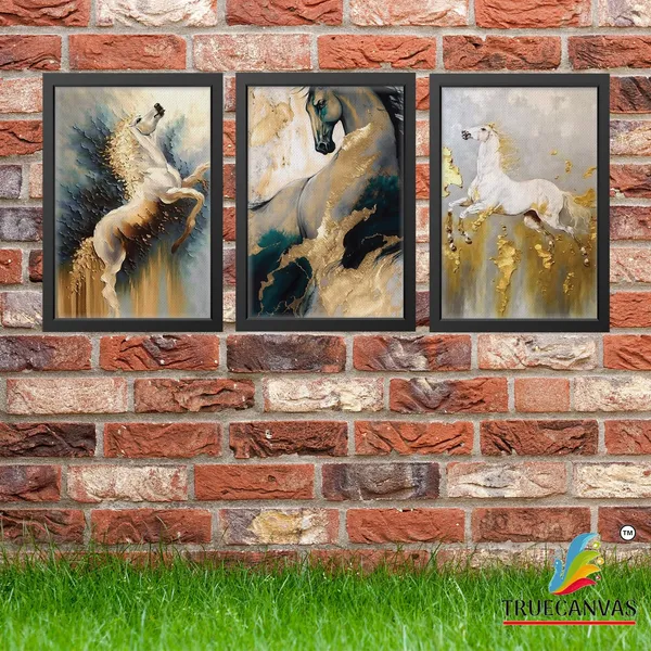Black__Abstract_Canvas_Painting_Set_Of_3_Wall_Hanging_Frame_|_For_Home,_Living_Room_Gallery_&_Office,_Black,_Size_-_13.50_X_19.50_Inch,_Sf153