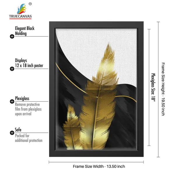 Black__Abstract_Canvas_Painting_Set_Of_3_Wall_Hanging_Frame_|_For_Home,_Living_Room_Gallery_&_Office,_Black,_Size_-_13.50_X_19.50_Inch,_Sf154