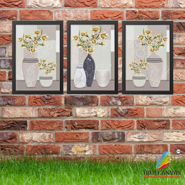Black__Abstract_Canvas_Painting_Set_Of_3_Wall_Hanging_Frame_|_For_Home,_Living_Room_Gallery_&_Office,_Black,_Size_-_13.50_X_19.50_Inch,_Sf156