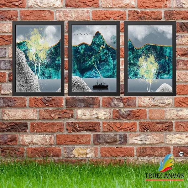 Black__Abstract_Canvas_Painting_Set_Of_3_Wall_Hanging_Frame_|_For_Home,_Living_Room_Gallery_&_Office,_Black,_Size_-_13.50_X_19.50_Inch,_Sf164